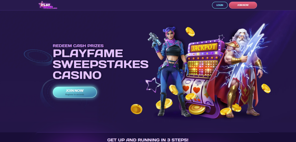 Play Fame top sweepstakes casino